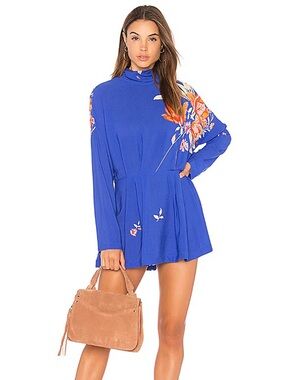 Gemma Watercolor Floral Tunic Mini